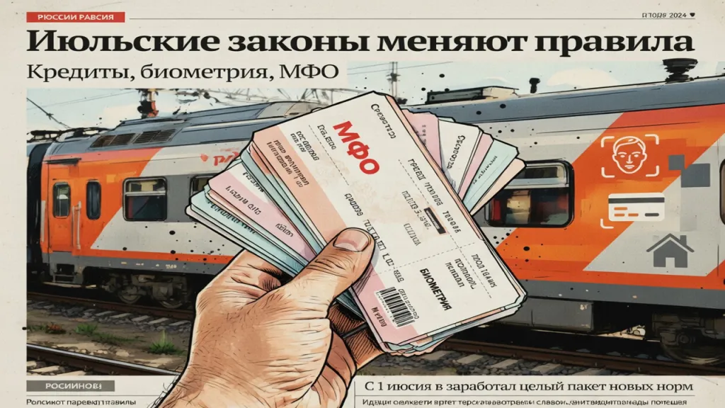 Июльские законы меняют правила. Кредиты, биометрия, МФО