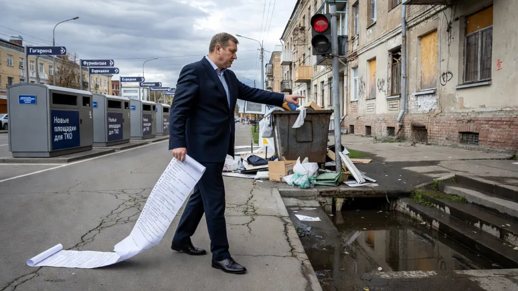 Верещагин прошёлся по Центральному. Список проблем оказался длинным